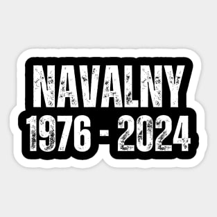 Navalny 1976 - 2024 Sticker